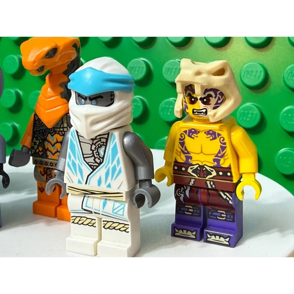 LEGO Ninjago Minifigure Lot 10pc Kai Zane Serpentine Nindroid Figures